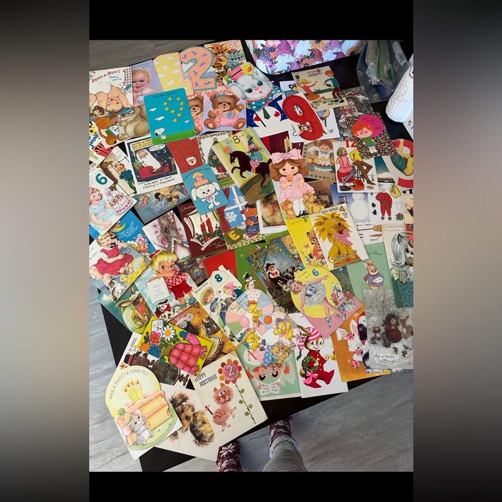 Huge vintage greeting card lot !!! Lot 4